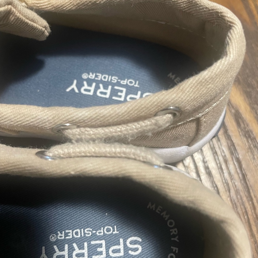 Boys Sperry Tan shoes size 9 toddler - Picture 4 of 5